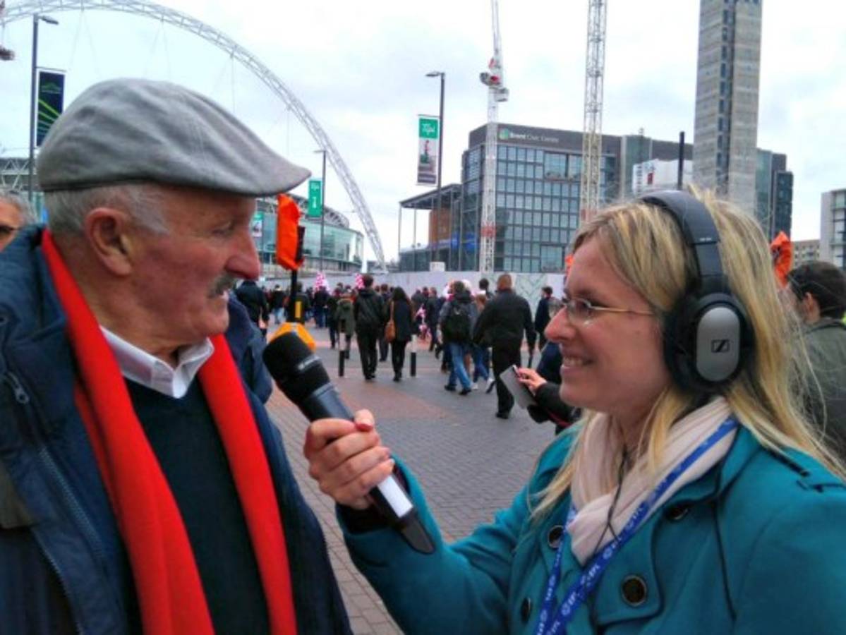 Vicki Sparks, periodista de la BBC Deportes. Foto: @vksparks.