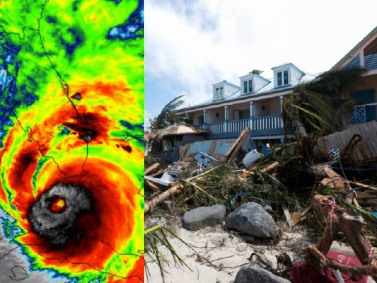 Viral: Captan espeluznante y 'demoníaco' rostro en el ojo del huracán Irma