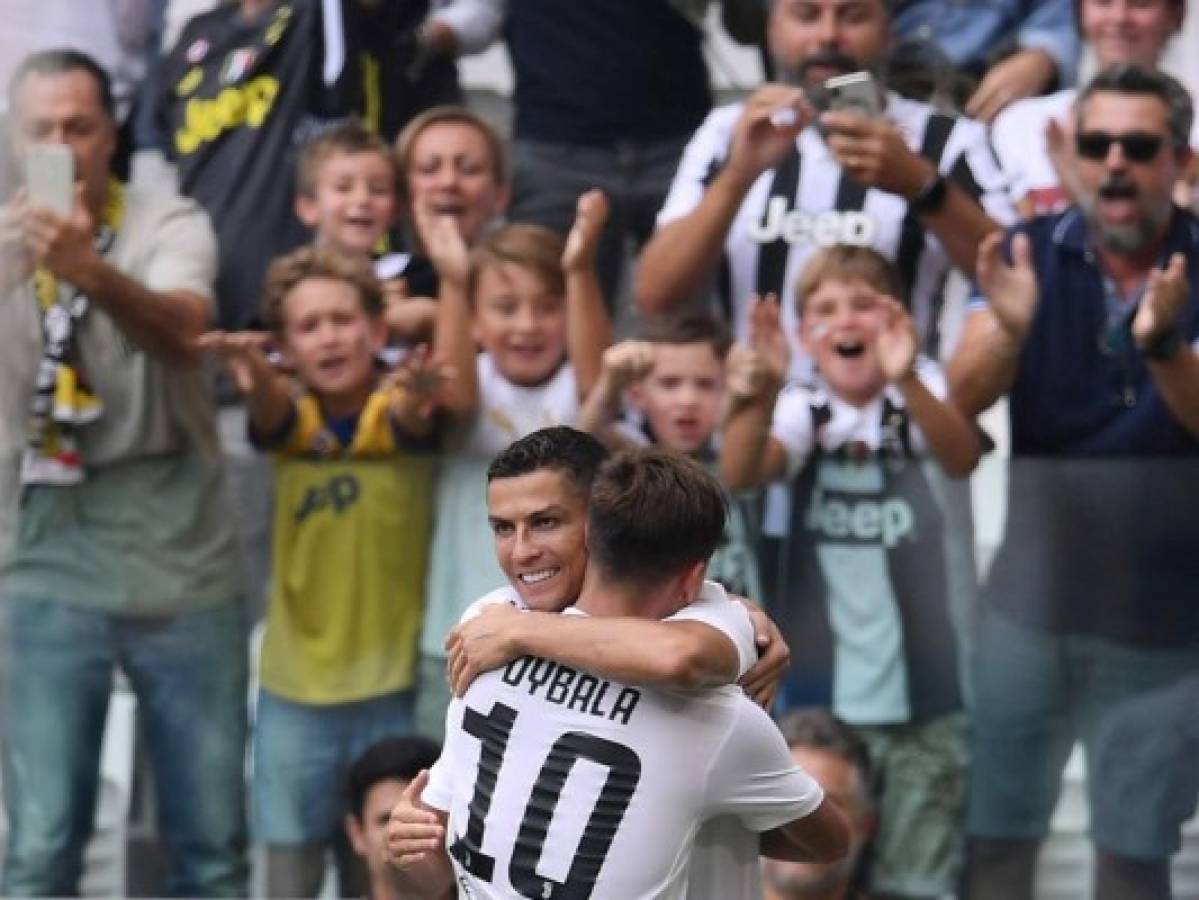 Con goles de Cristiano Ronaldo, Juventus gana 2-1 vs Sassuolo