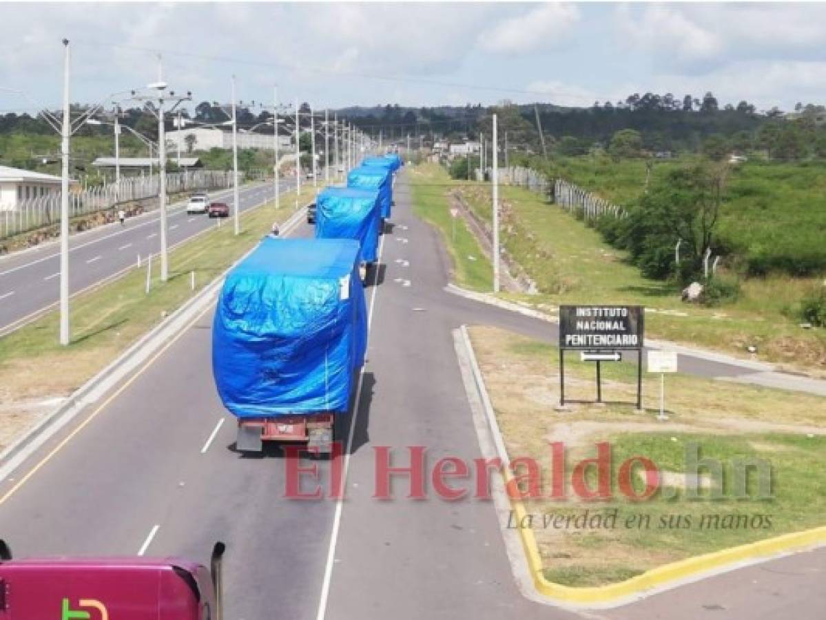 Primeros 16 módulos con hospital móvil llegan a Tegucigalpa