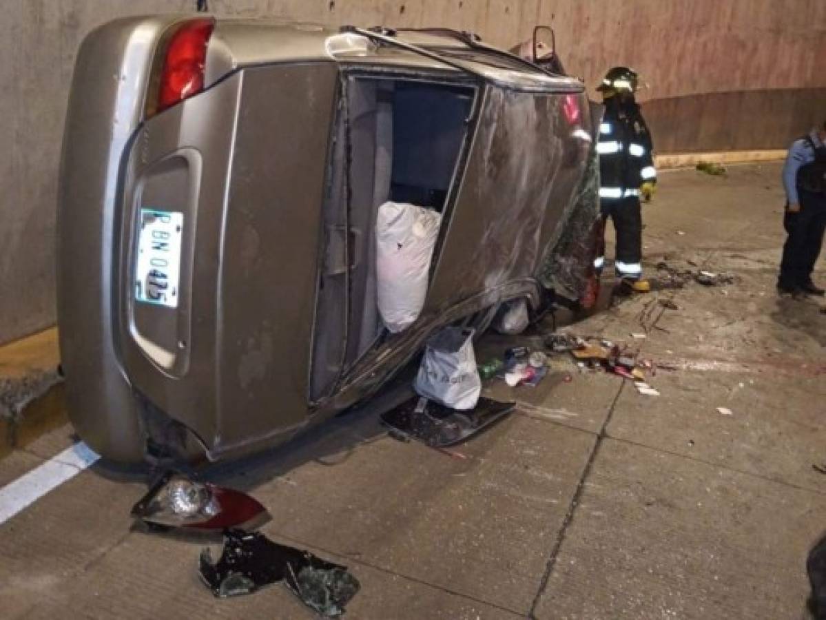 Conductor fallece luego de caer en túnel del bulevar Suyapa en Tegucigalpa