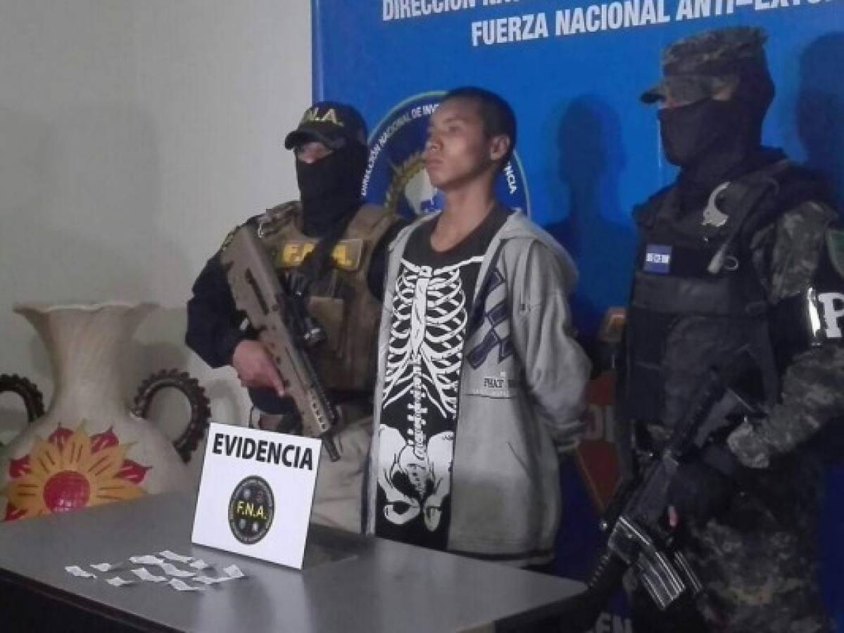 Honduras: Con 11 notas extorsivas detienen a presunto miembro de la Pandilla 18