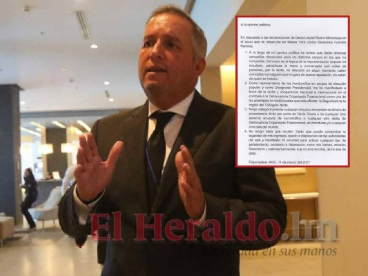 Ricardo Álvarez: 'Niego categóricamente cualquier recepción de dinero de procedencia ilícita'