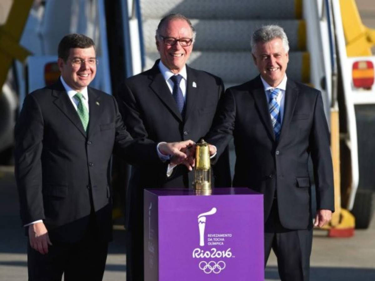 Brasil recibe el fuego olímpico desde Ginebra