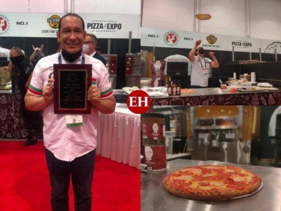Ludovico Hernández, el abogado hondureño que ganó concurso internacional de pizza en EEUU