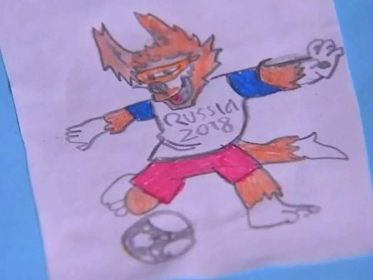 Niño dibujó su propio album del Mundial de Rusia 2018