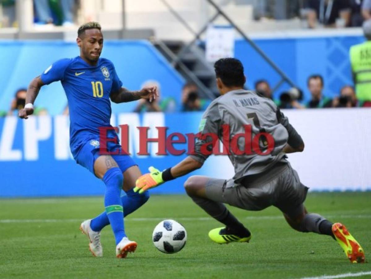 Coutinho y Neymar le dan el triunfo a Brasil 2-0 sobre Costa Rica en el Mundial Rusia 2018