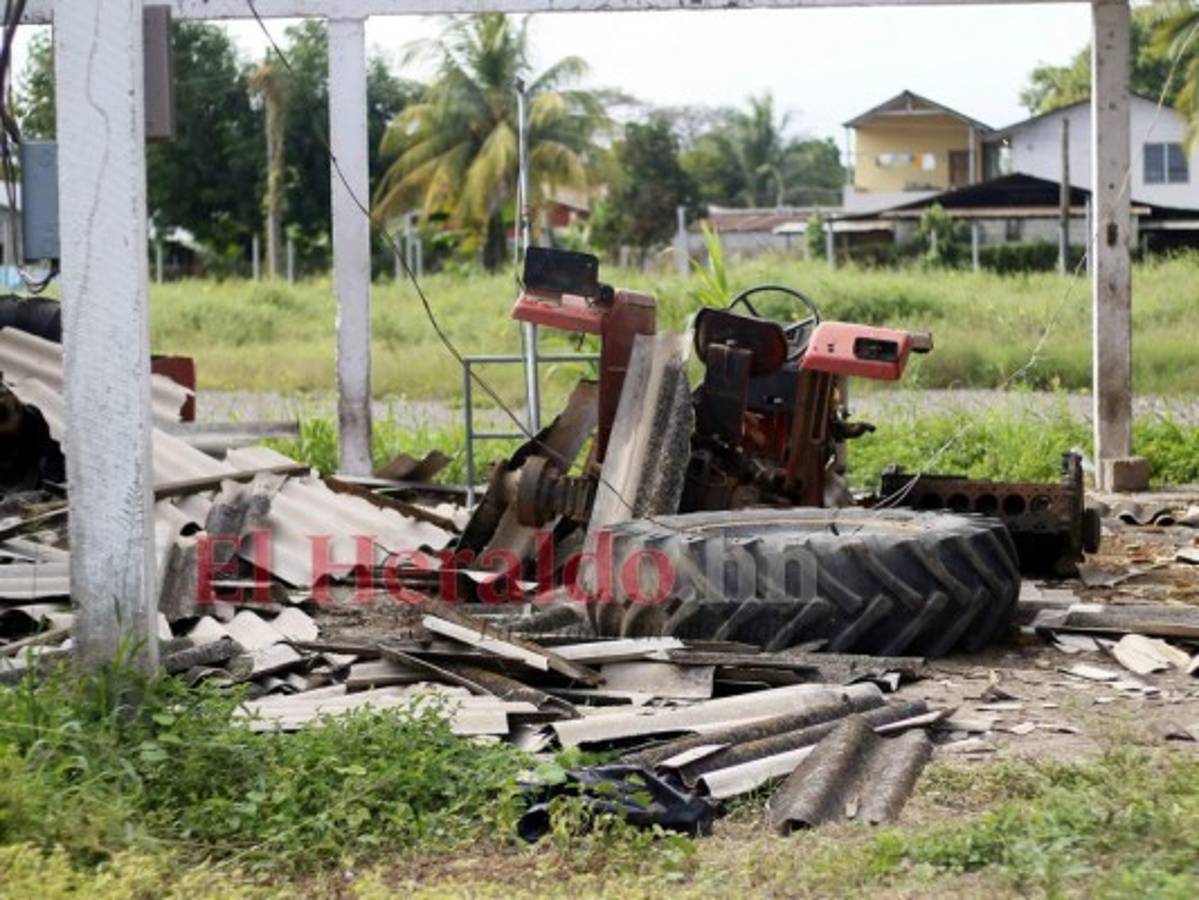 Chatarra, sobras y deshuesados: así quedaron los tractores Alba