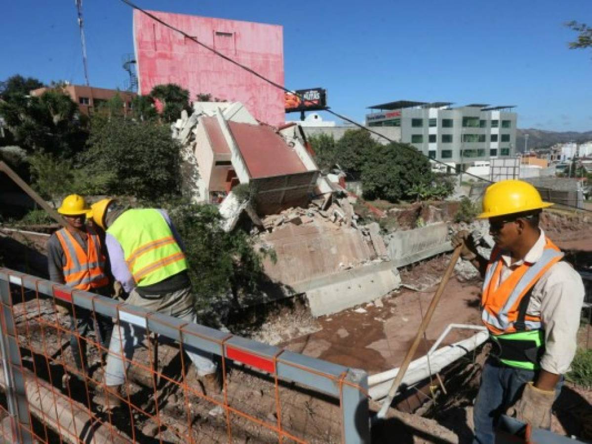 Se desmoronó casa en la colonia Tepeyac de Tegucigalpa