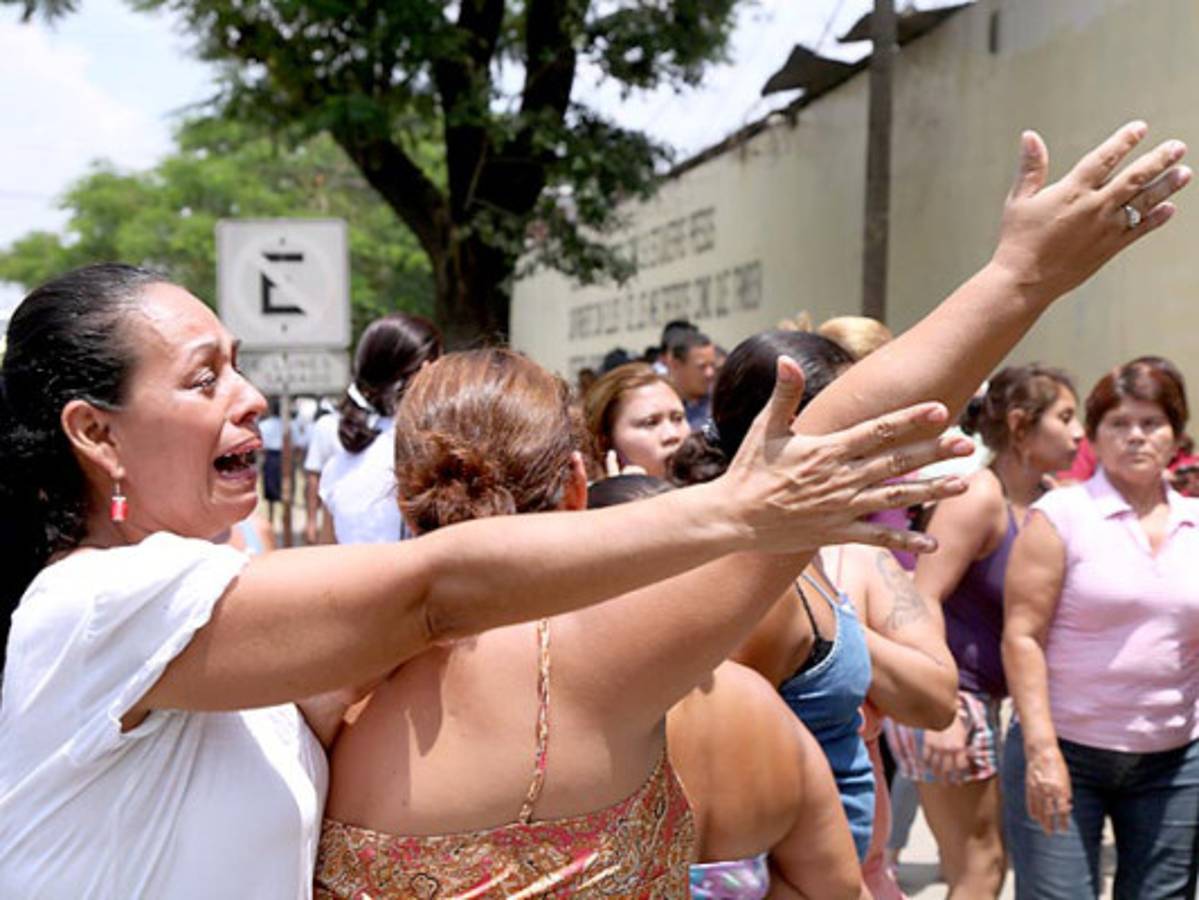 Terror en el centro penal de San Pedro Sula: 13 reos muertos