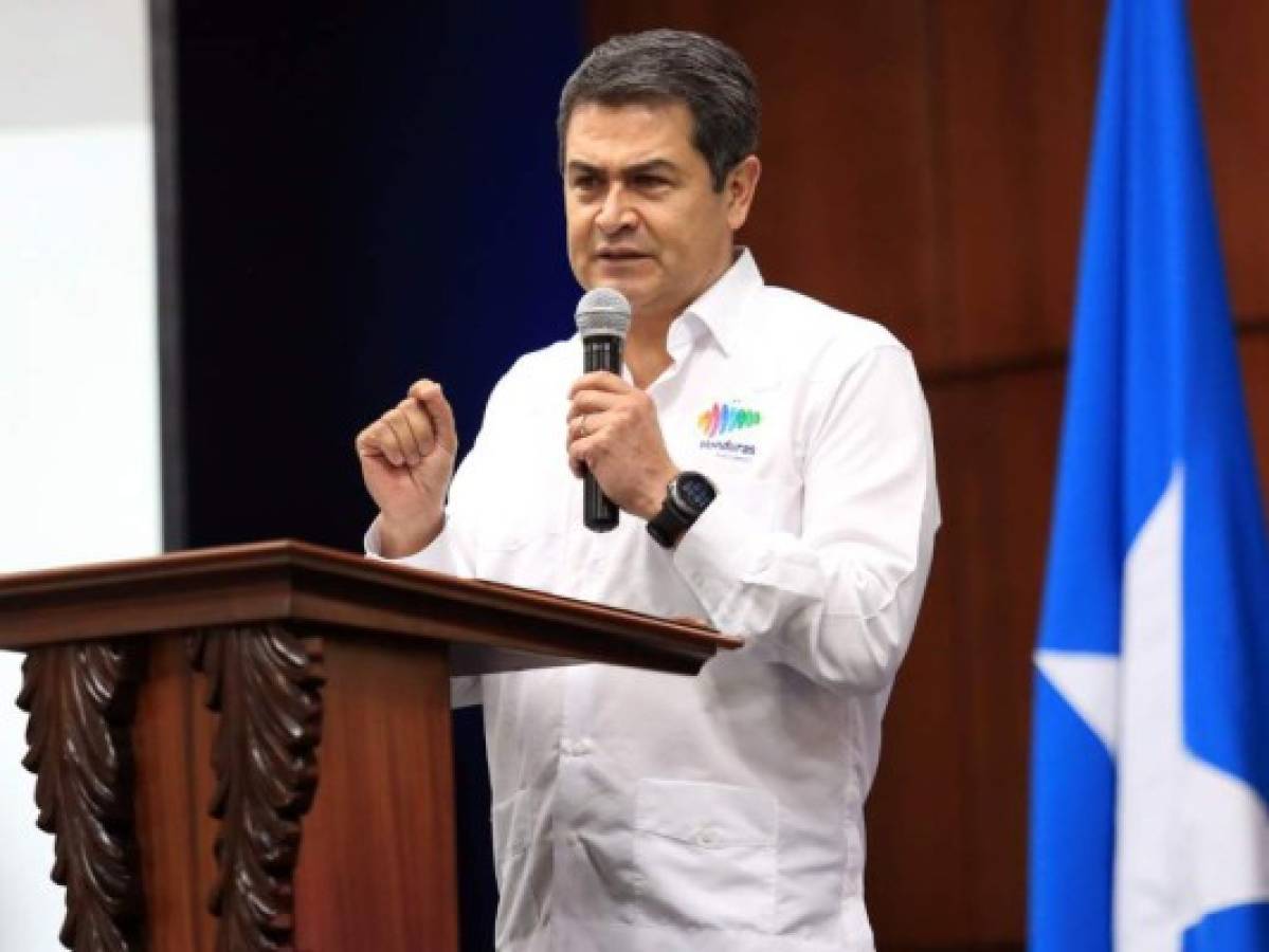 'Vamos a revisar el 1.5 por ciento”, anuncia Juan Orlando Hernández a empresarios