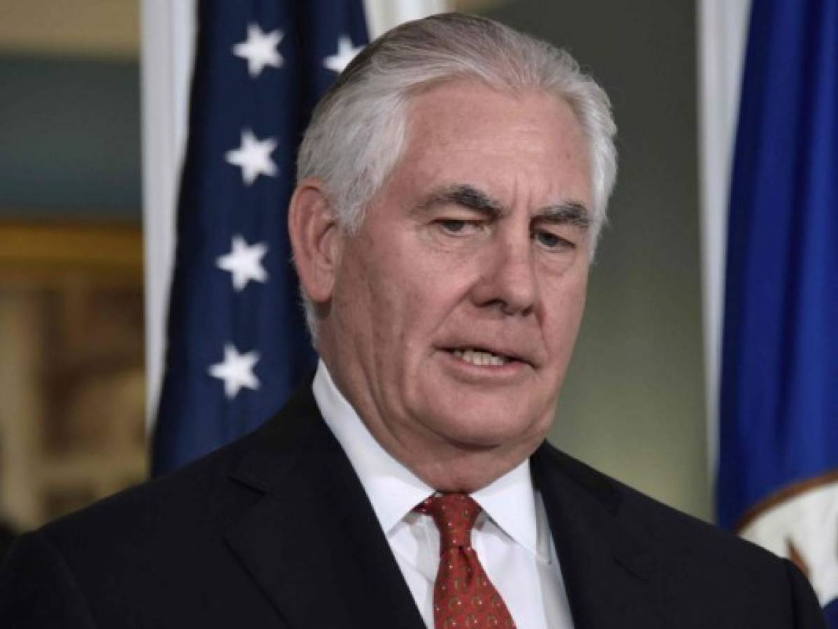 Rex Tillerson: diplomacia de Estados Unidos por norcorea se mantendrá 'hasta la primera bomba'