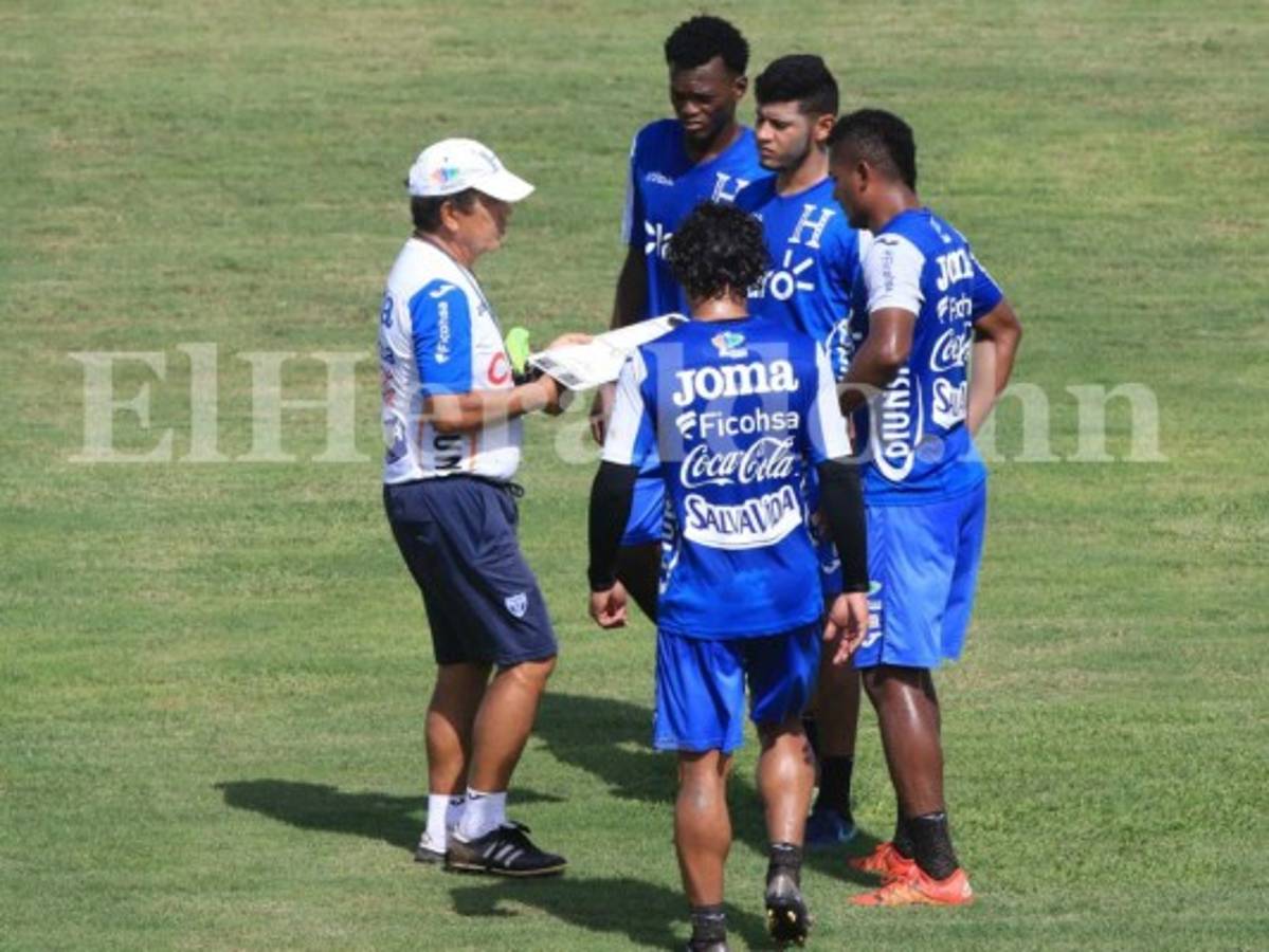 Selección de Honduras realizó su segundo entrenamiento pensando en la Copa Oro