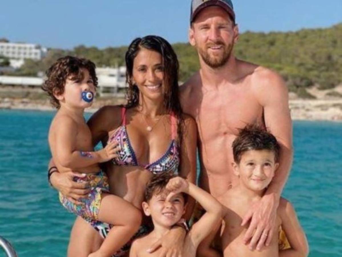 Messi y su familia se dan unas vacaciones antes de la Champions