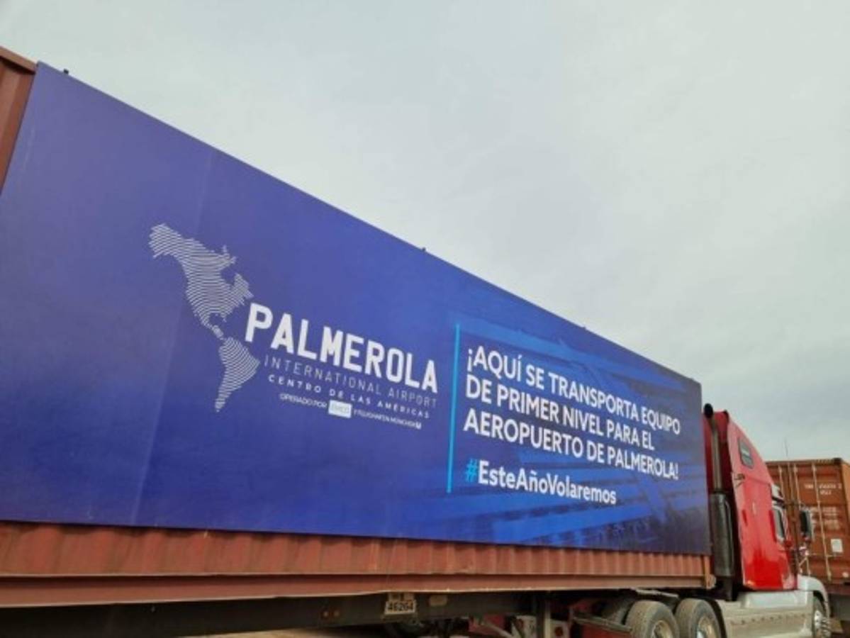Llega al país logística de última tecnología para equipar el aeropuerto de Palmerola