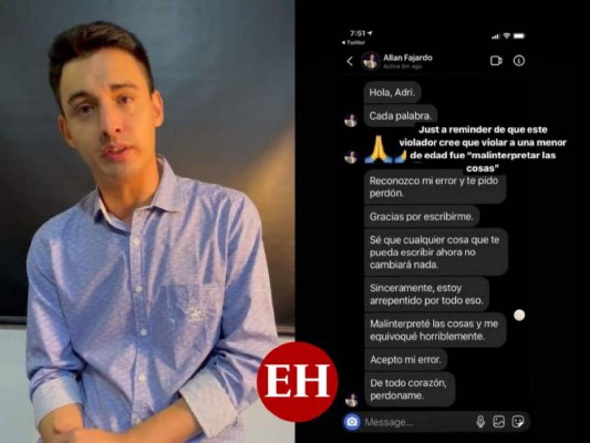 Allan Fajardo tras señalamiento de violación: 'Yo jamás le he hecho daño a nadie'