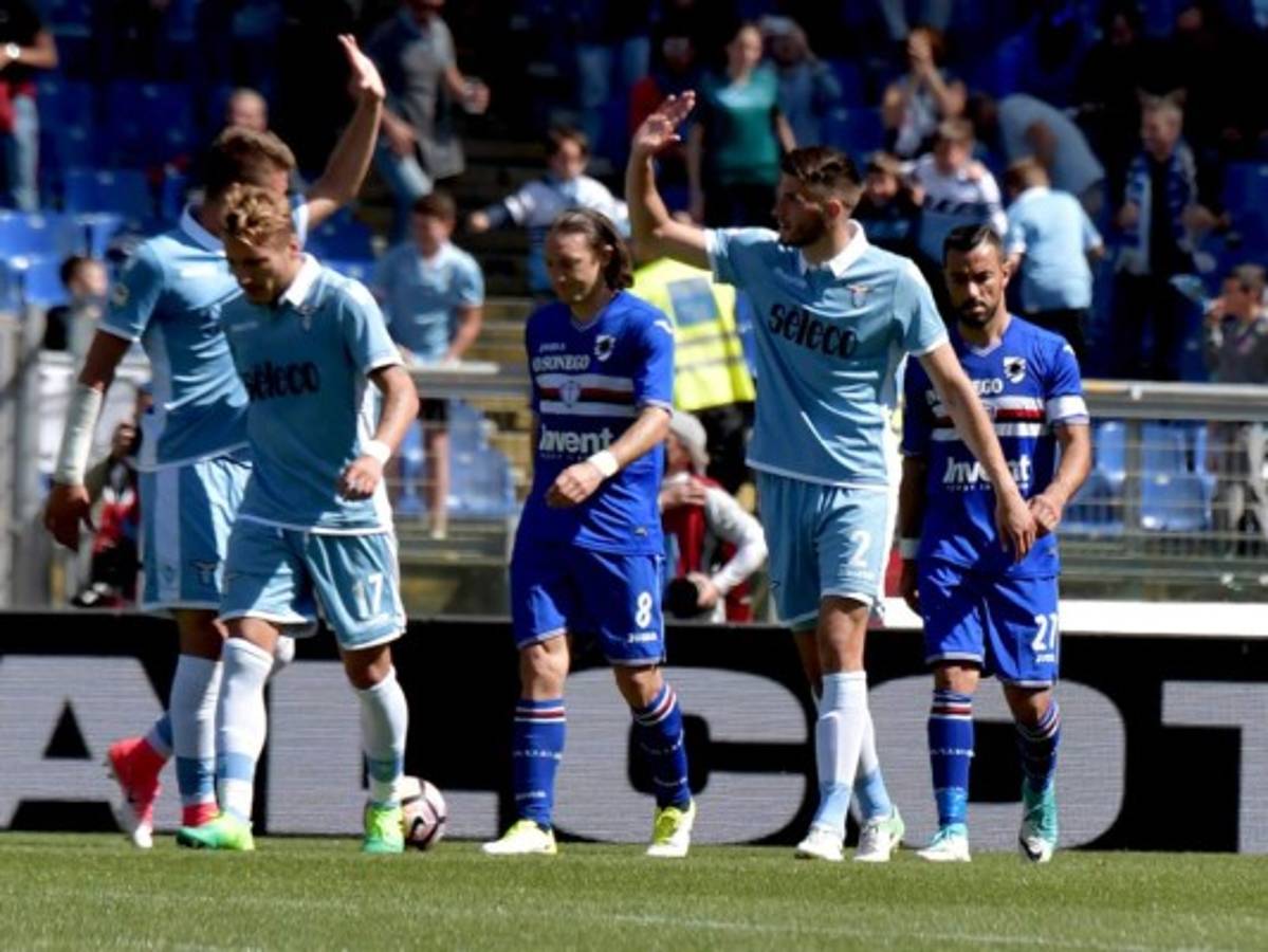 Lazio arrolla 7-3 a Sampdoria y consolida su cuarta plaza