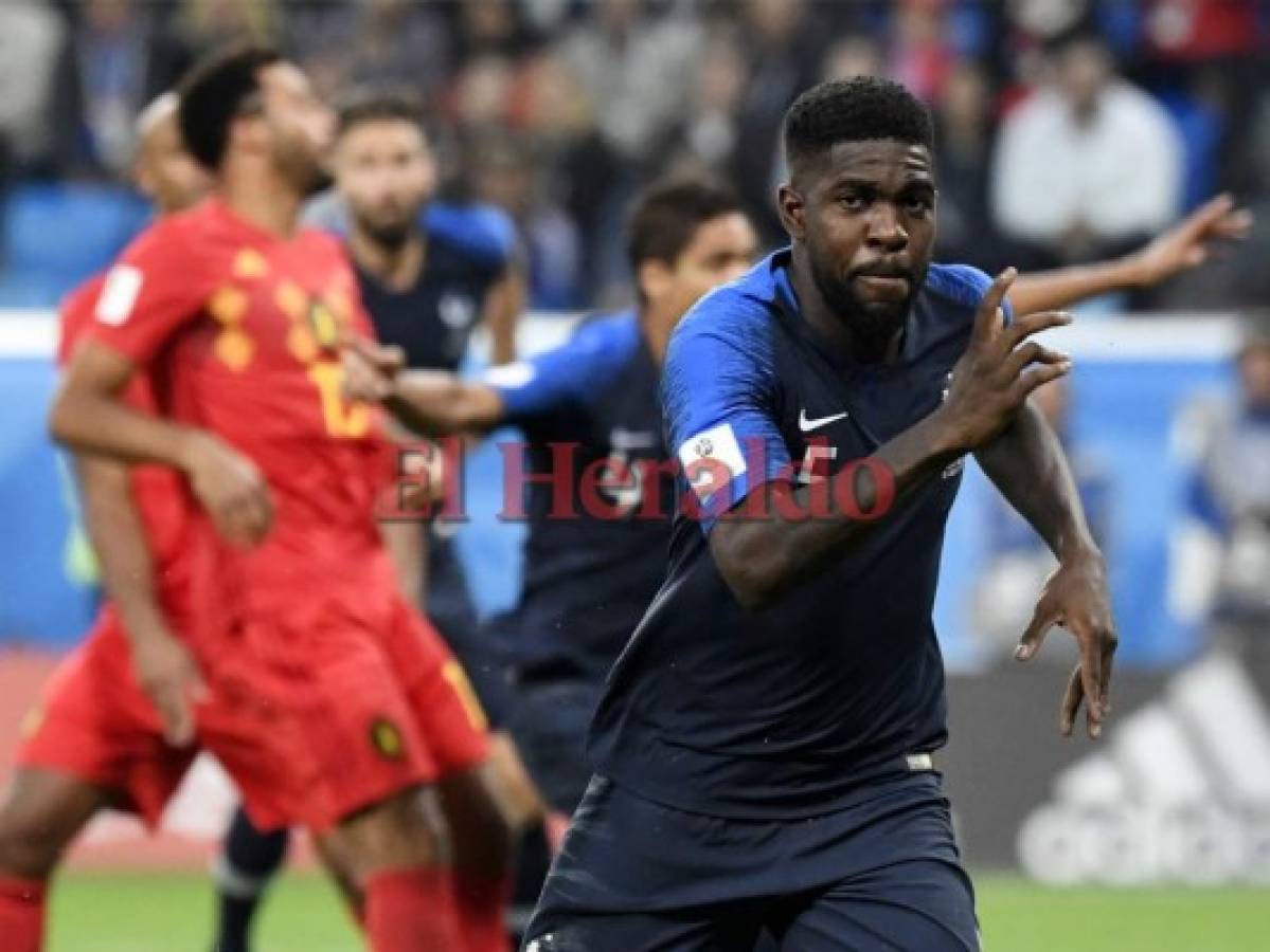 Francia a la final del Mundial de Rusia tras vencer 1-0 a Bélgica