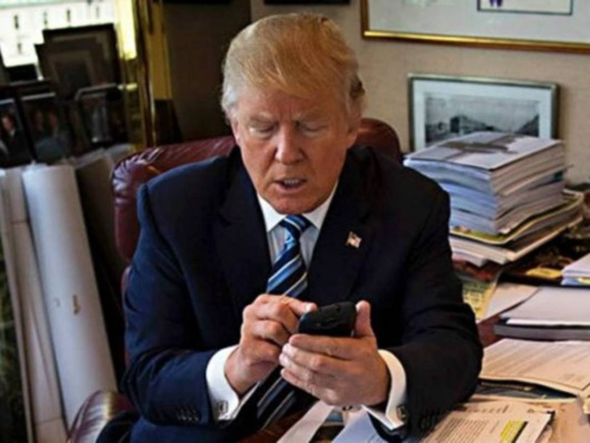 Una semana entre las redes del presidente Donald Trump