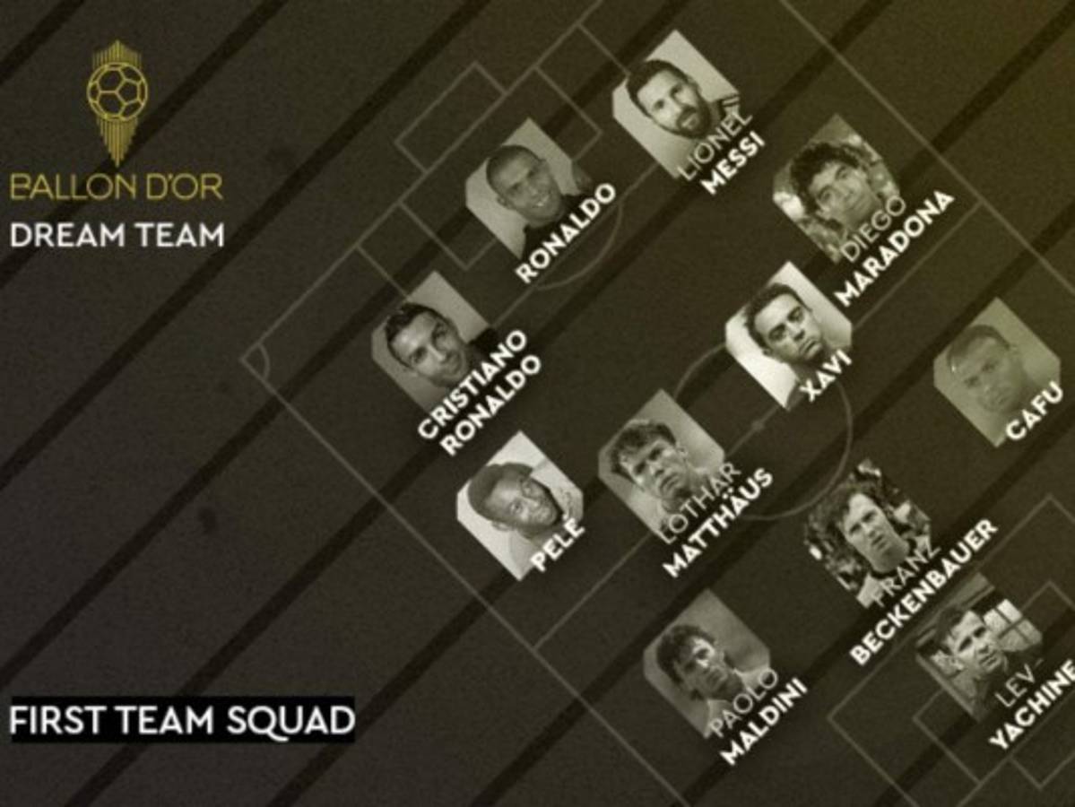 Así quedó el Dream Team del Balón de Oro de 'France Football'