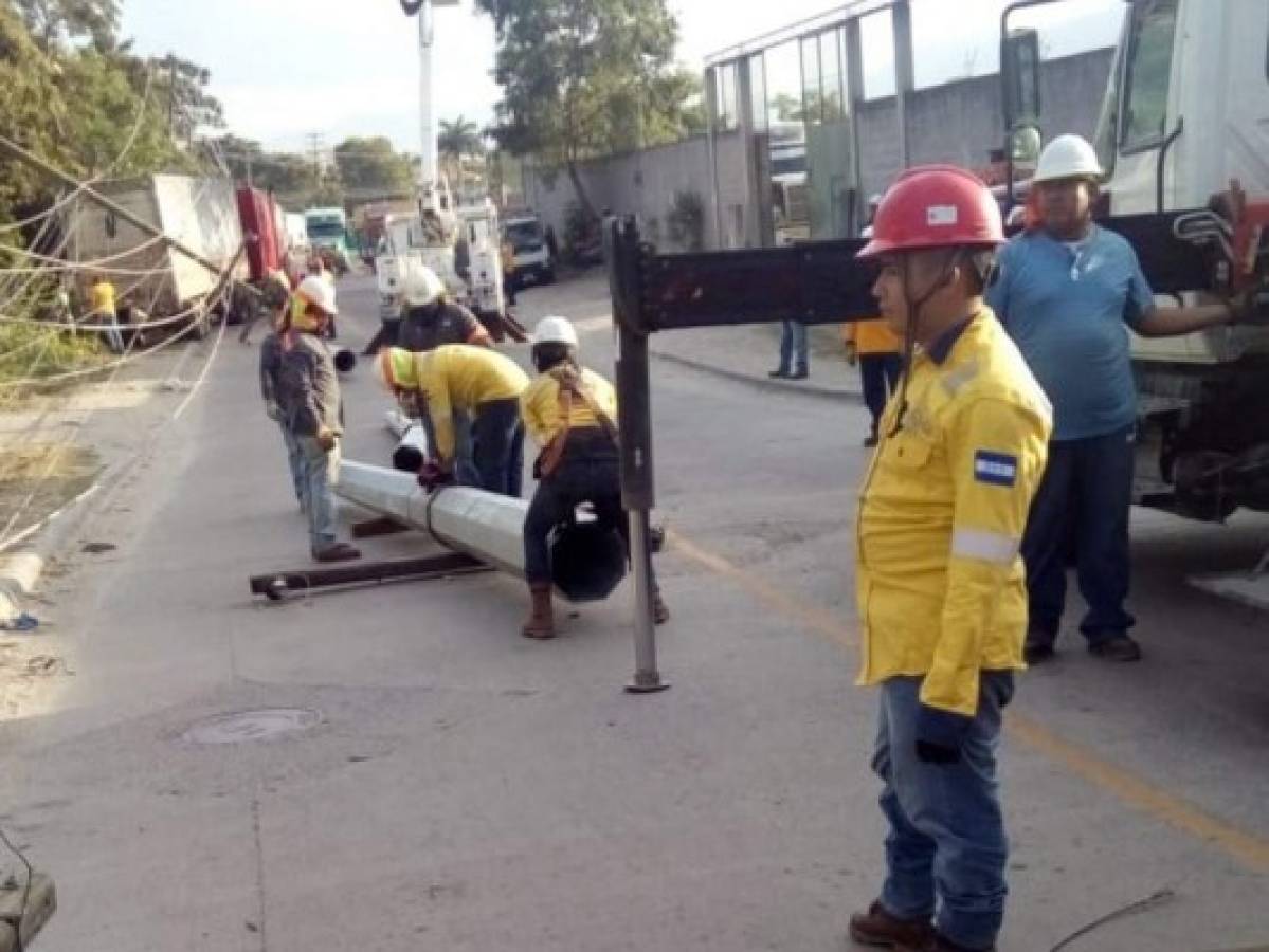 Colonias del Distrito Central y Yoro estarán sin electricidad el miércoles 13 de marzo