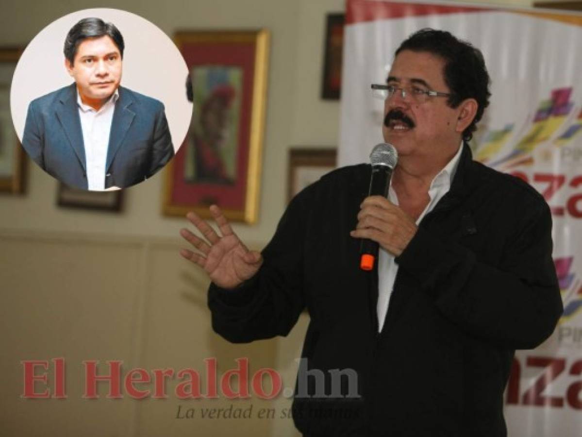 Manuel Zelaya confirma aspiración política de Wilfredo Méndez