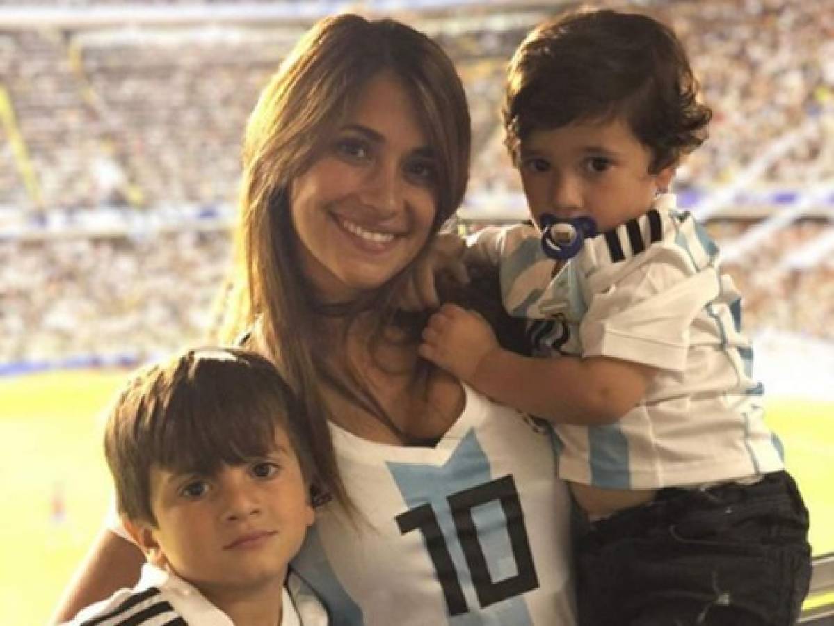 VÍDEO: Así vivieron el partido de Argentina los hijos de Leo Messi