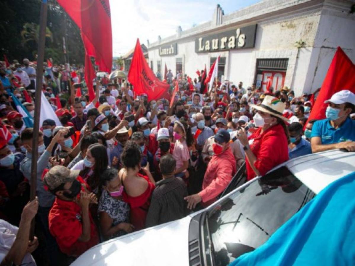 Xiomara Castro, Nasry Asfura y Yani Rosenthal recorrieron Honduras con sus promesas de campaña (Fotos)