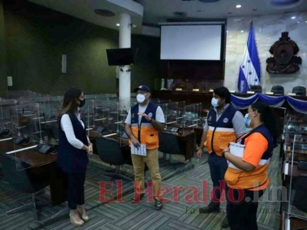 El sistema de ventilación del hemiciclo debía ser adecuado para evitar contagios de covid-19. Foto: El Heraldo