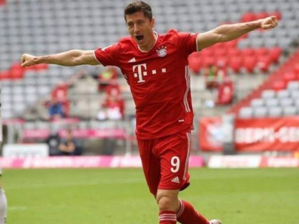 Lewandowski encabeza la tabla de goleadores de la Champions League