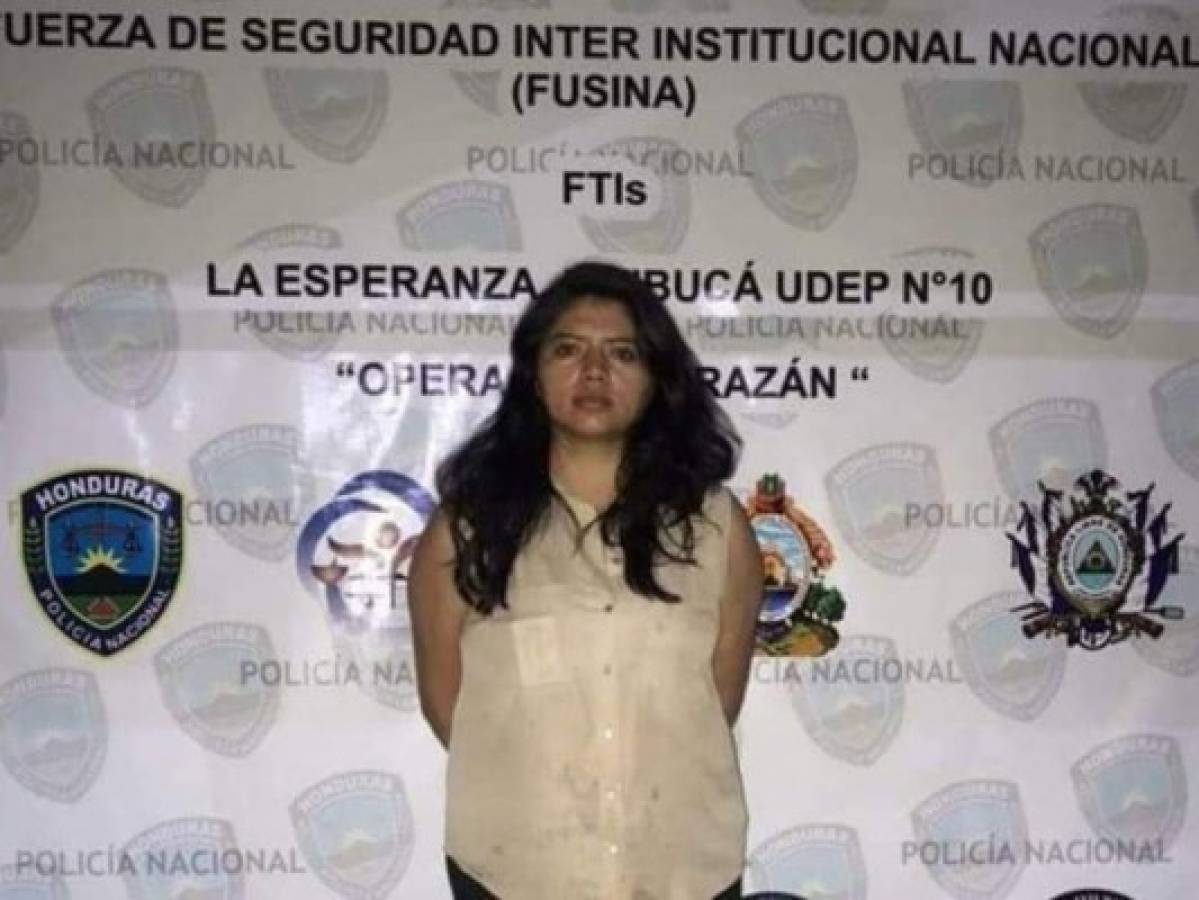 Fue detenida por la Policía Nacional la noche del pasado 6 de febrero en la ciudad de La Esperanza.