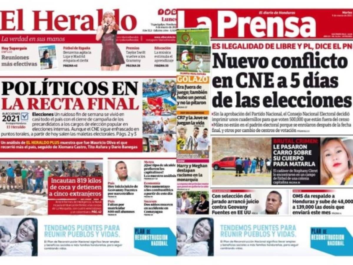 Con sus ediciones impresas, Diario EL HERALDO y Diario LA PRENSA ofrecerán un amplio panorama de todo lo acontecido en la jornada, así como un completo análisis de los resultados.