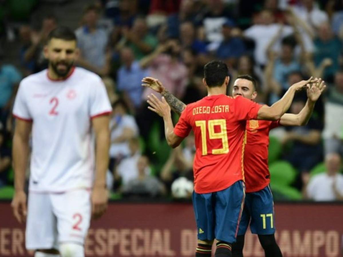 España gana 1-0 el amistoso vs Túnez con gol de Iago Aspas