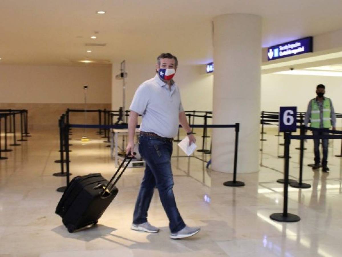 Texas paralizado por el frío y su senador, Ted Cruz, se va de vacaciones a Cancún
