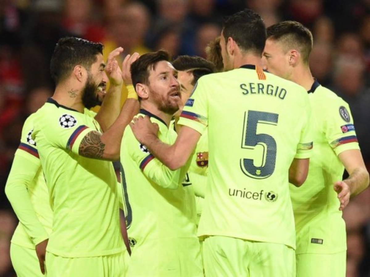 Barcelona venció 1-0 al Manchester United en el Old Trafford