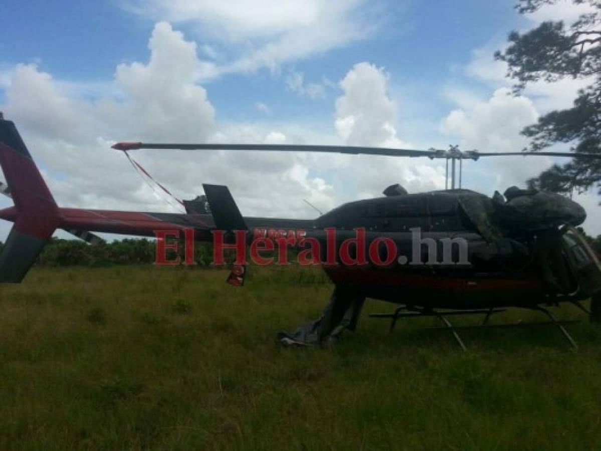 Una fuente explicó que en el juicio contra Tony Hernández probablemente saldrán a relucir los nombres de los pilotos del helicóptero capturado en La Mosquitia. Foto: Exclusiva EL HERALDO.