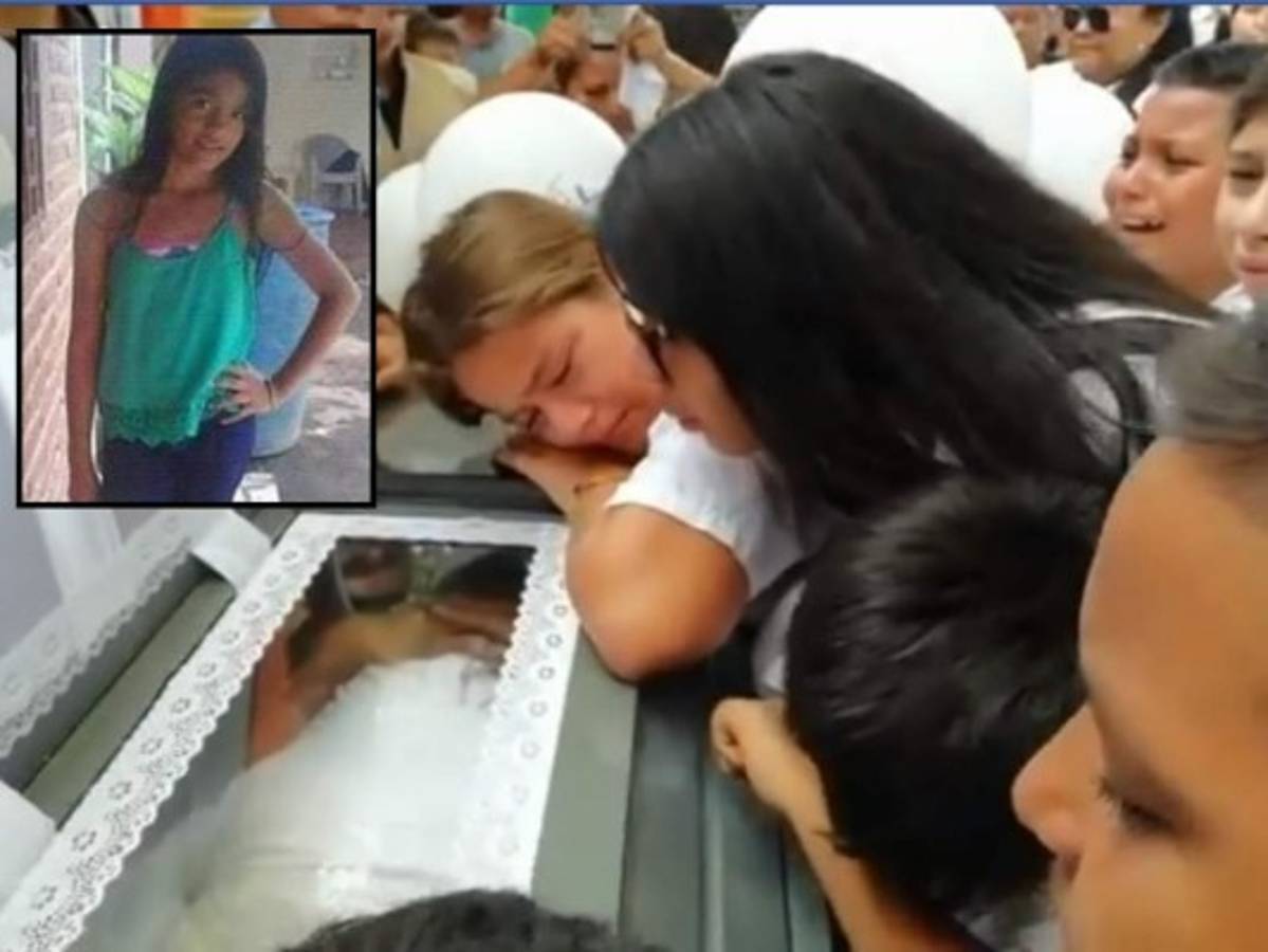 La menor murió luego de que desconocidos interceptaran y dispararan el vehículo en que se conducía junto a su padre a la altura del bulevar Mauricio Oliva de Choluteca.