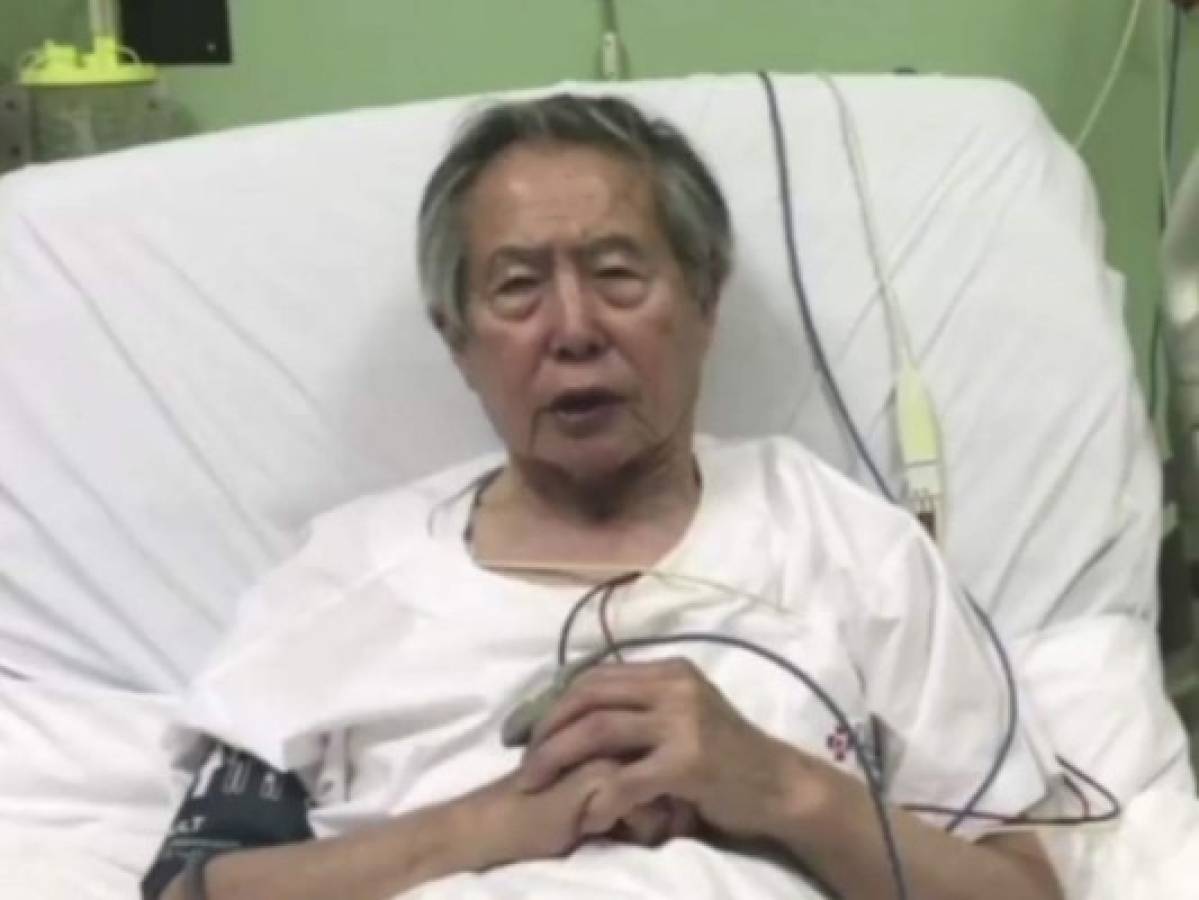 Tras ser indultado, Fujimori pide 'perdón' por actos de su gobierno desde la clínica