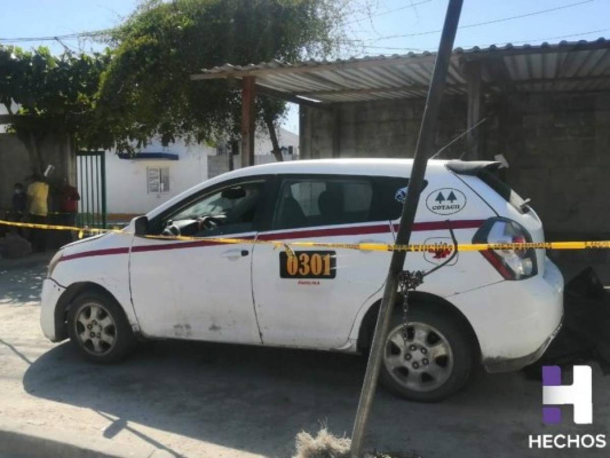 Asesinan a un taxista cuando esperaba pasajeros en Choloma