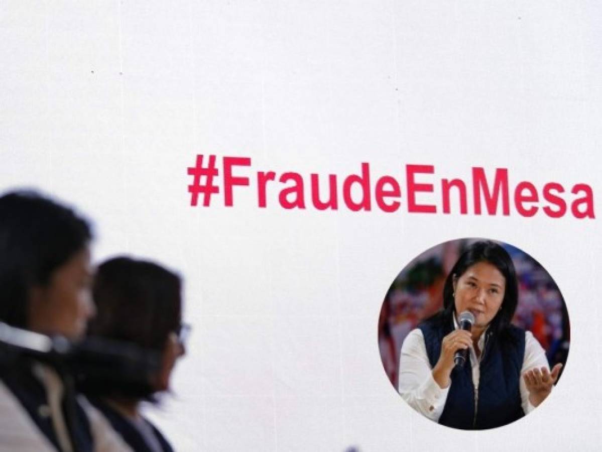 Keiko Fujimori denuncia 'indicios de fraude' en balotaje en Perú  