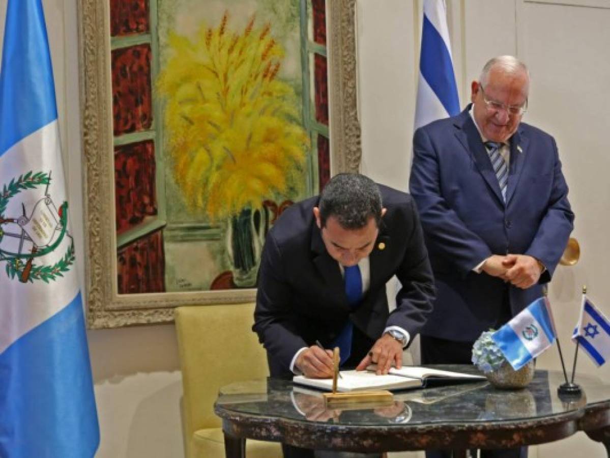 Guatemala inaugura su embajada en Jerusalén  