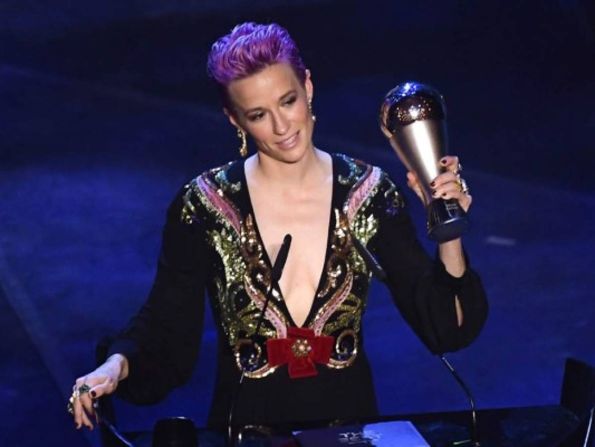 Megan Rapinoe gana el premio The Best de la FIFA a la mejor jugadora del año  