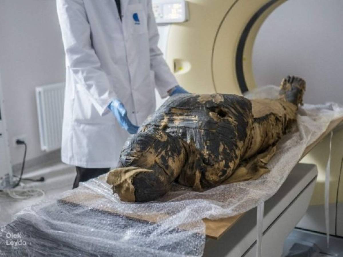 Científicos polacos anuncian descubrimiento de momia egipcia embarazada