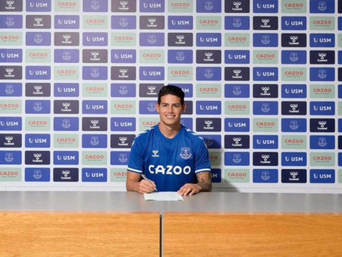 El Everton ficha al colombiano James Rodríguez por dos temporadas