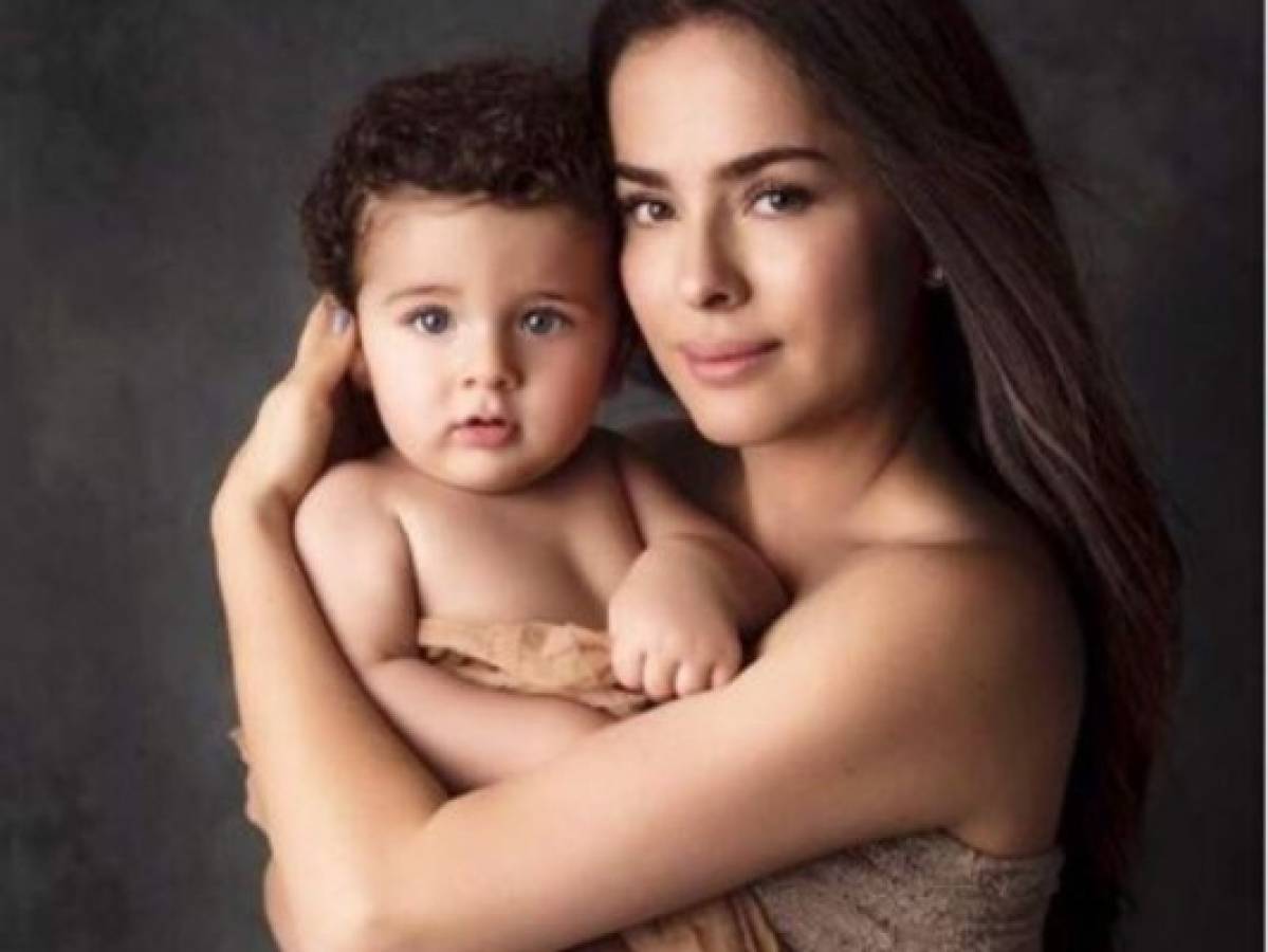 El hermoso reencuentro de Danna García con su hijo tras curarse de Covid-19