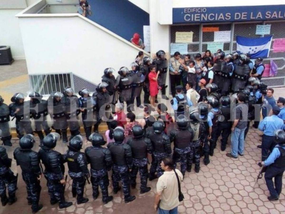 Honduras: Universitarios pasarán la noche en la DPI