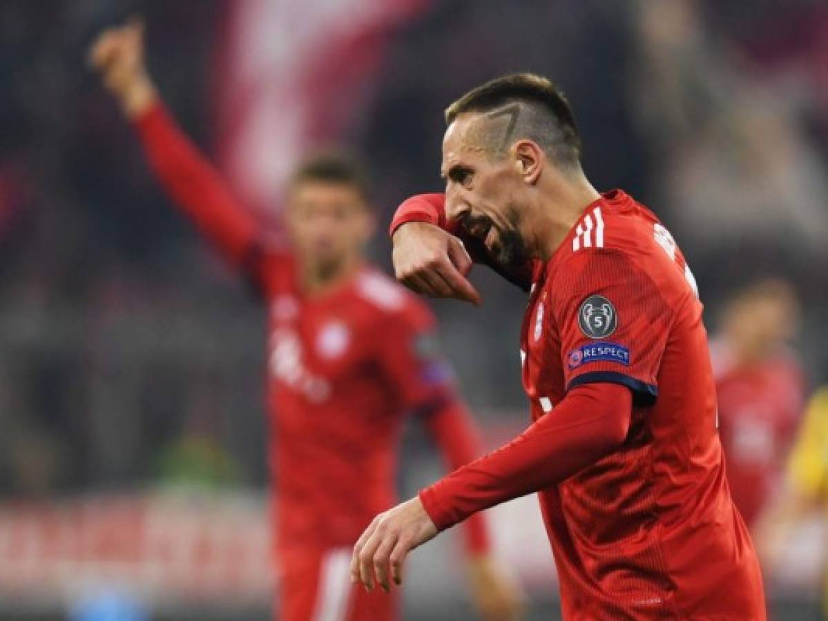 Franck Ribéry del Bayern de Múnich abofeteó a un comentarista de televisión