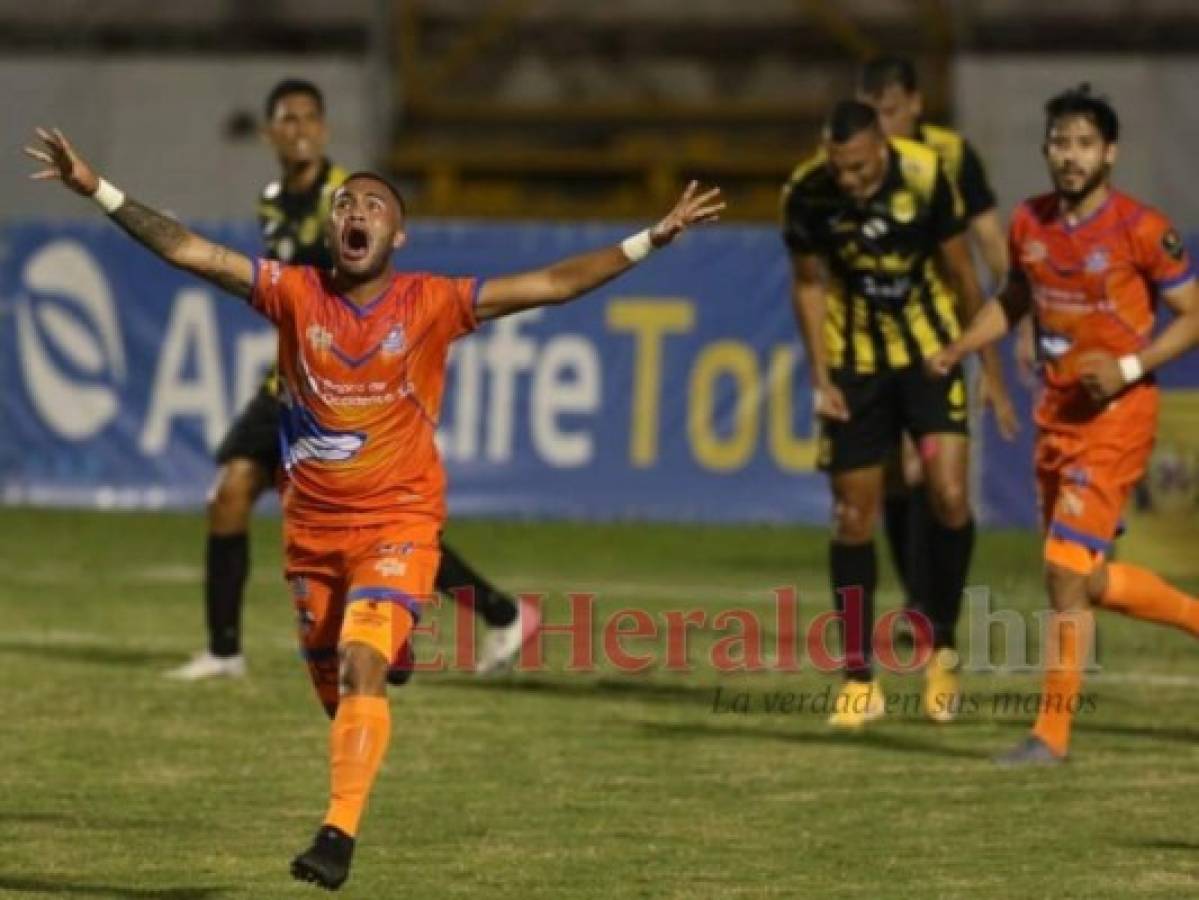 Lobos de la UPN empatan 1-1 ante Real España en el Estadio Nacional  