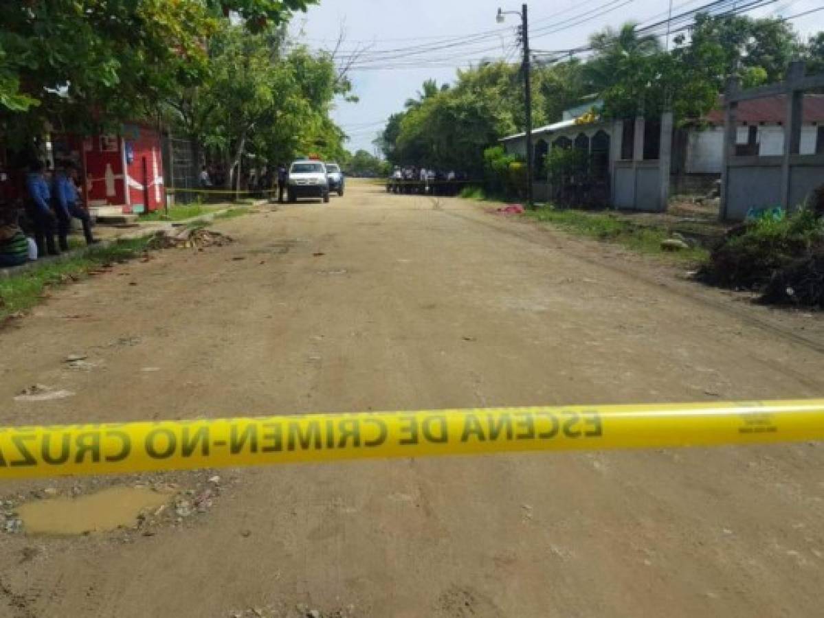 A balazos matan a un hombre en el barrio Pueblo Nuevo de Puerto Cortés