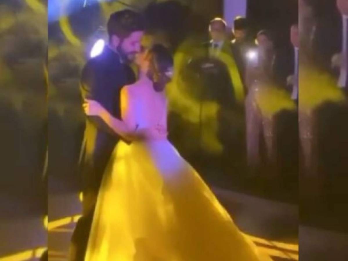 VIDEOS: Tras jurar amarse, Evaluna y Camilo bailaron como esposos